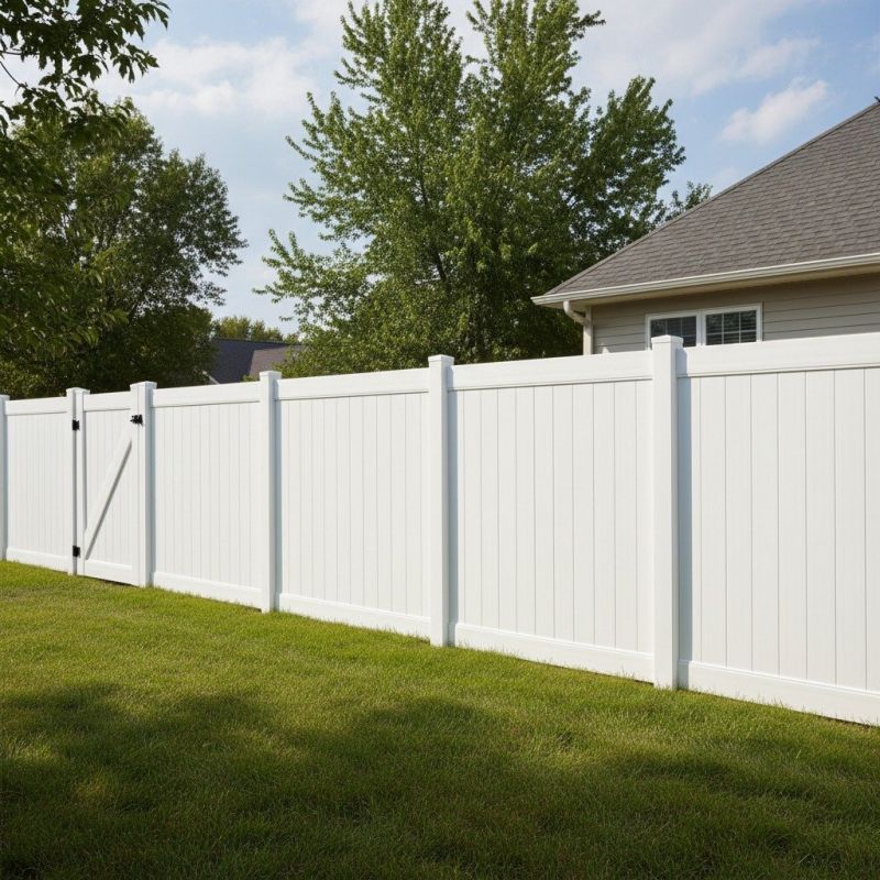 Vinyl Fence Service detail