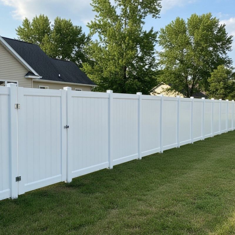Vinyl Fence Service detail