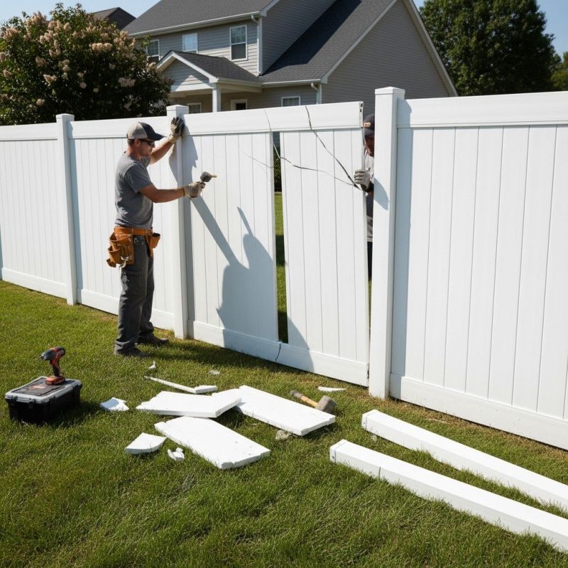 Local Vinyl Fence Service pros at work